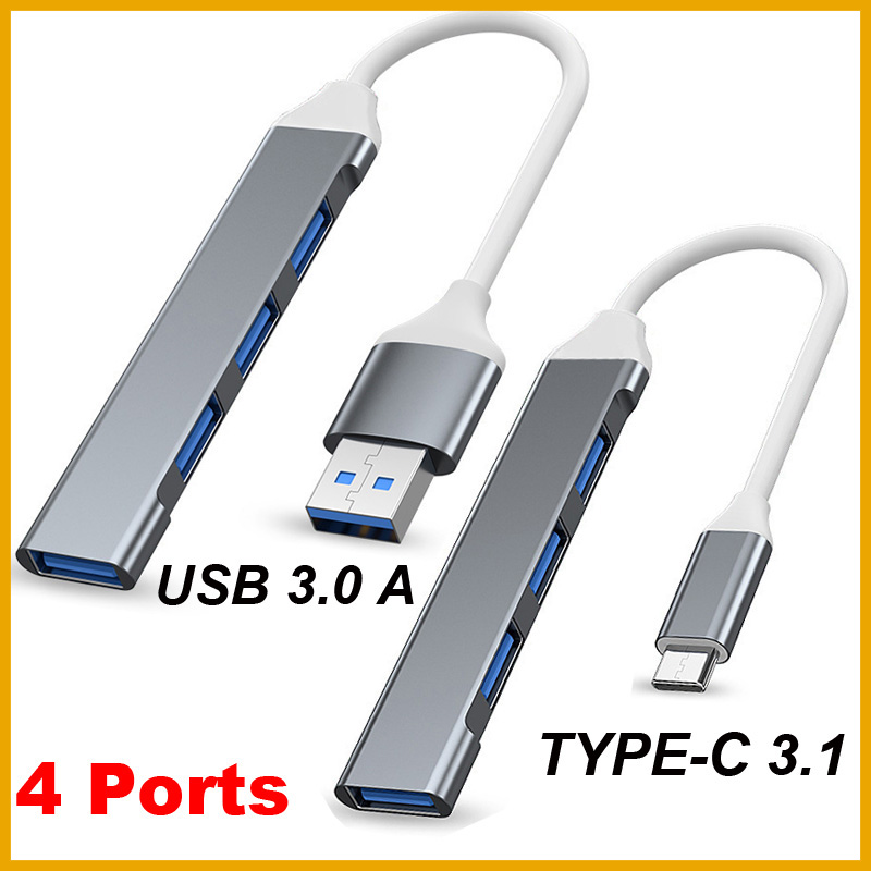 Usb C Docking Hub - USB 3.0 TİP-C 3.1 4 Portlu