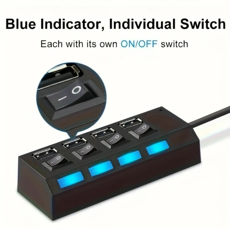 USB 2.0 Hub 4/7 Port Splitter  - Laptop Accessories Productivity incelemesi ve fiyatı