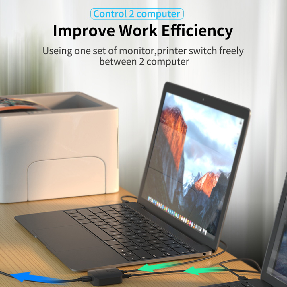2X1 KVM Switch Box seçici çift - Laptop Accessories Toy incelemesi ve fiyatı