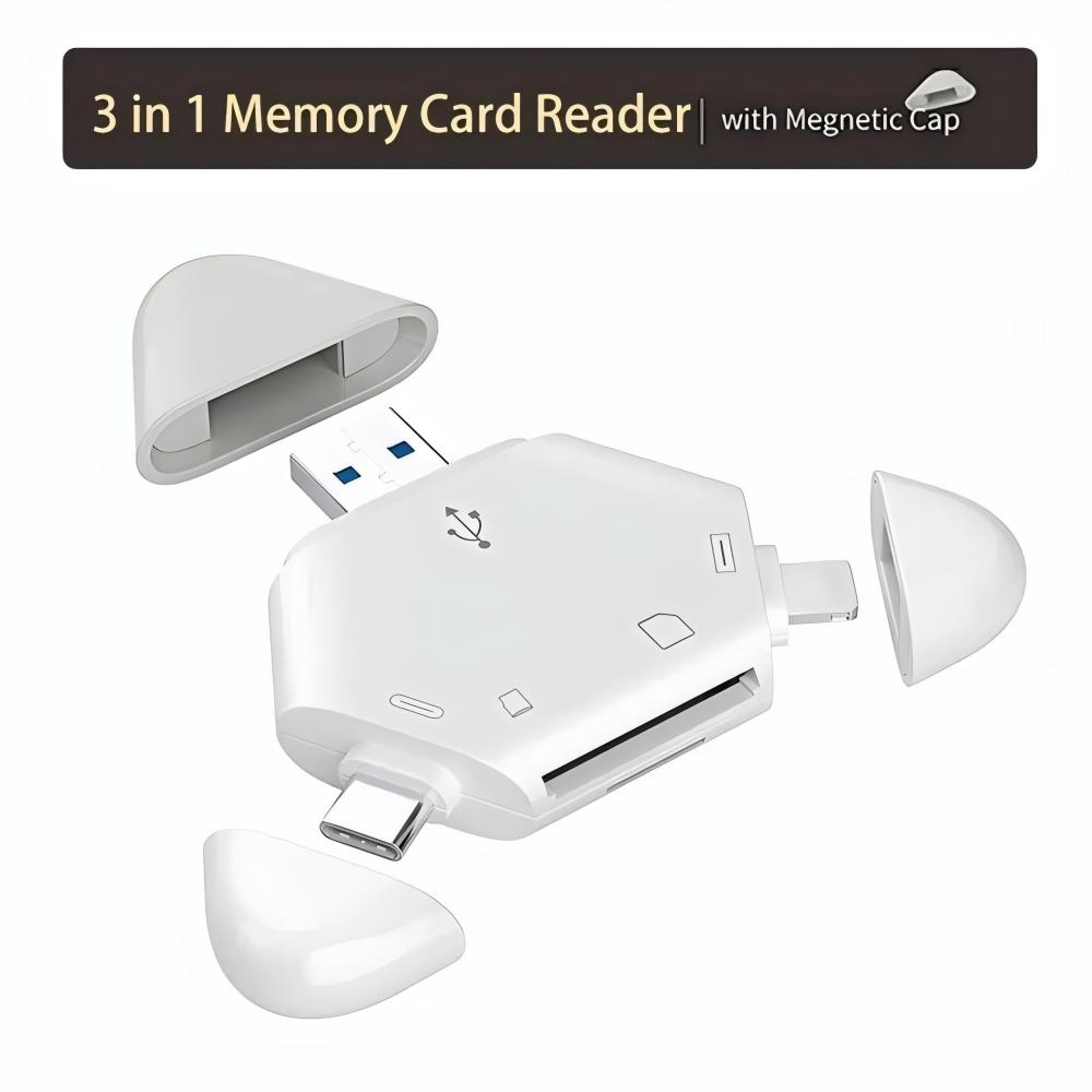3'ü 1 Arada Hafıza Kartı Okuyu - Laptop Accessories Distributor incelemesi ve fiyatı