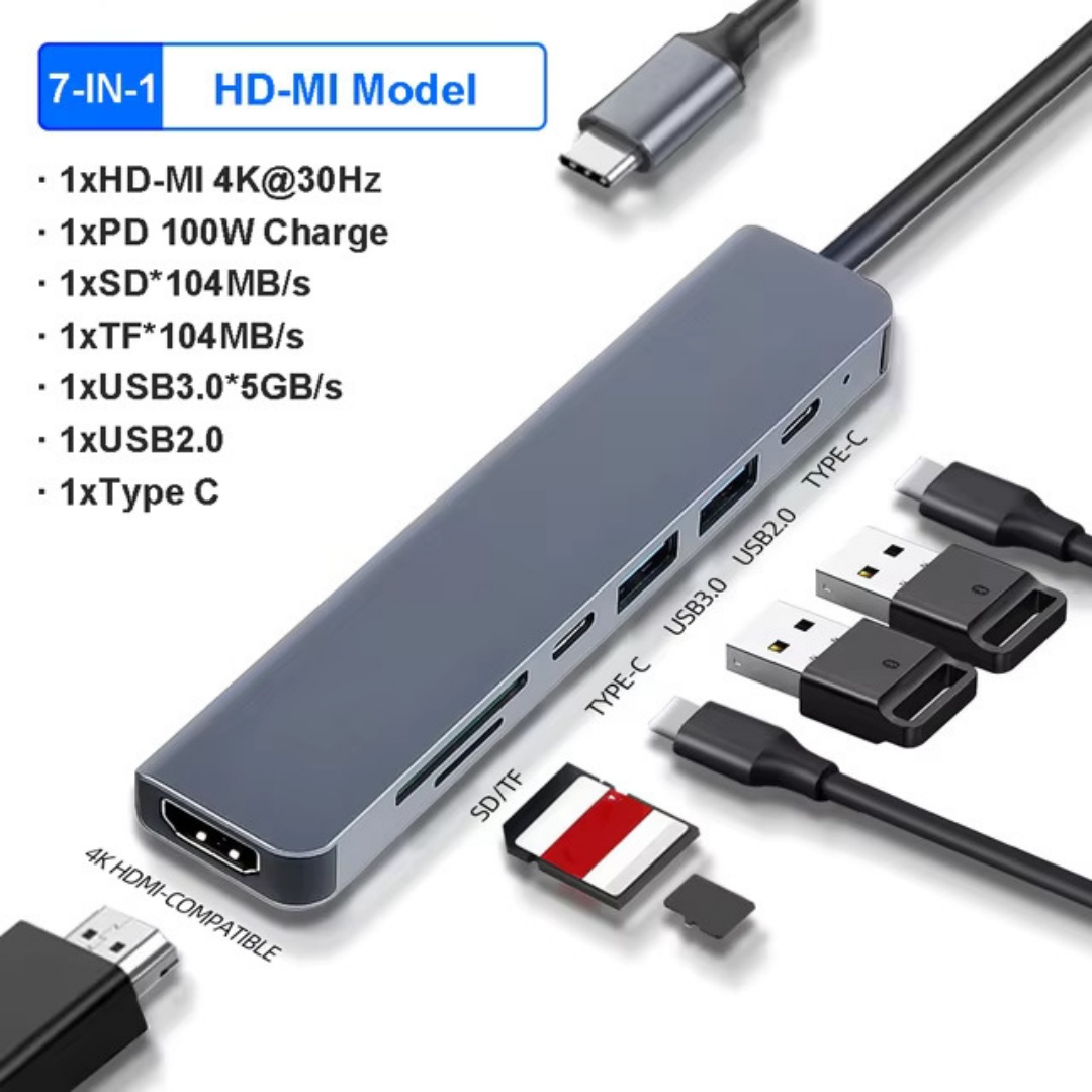 4/7/8/11in1 Yerleştirme Hub'ı  - Usb C Docking Hub incelemesi ve fiyatı