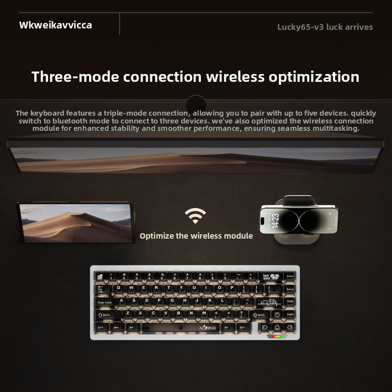 WEIKAV Lucky65 V3 Alüminyum Al - Laptop Accessories Productivity incelemesi ve fiyatı